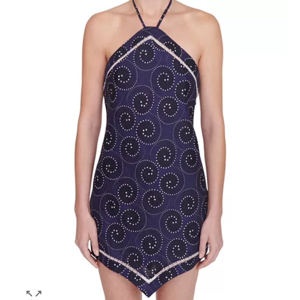 Staud navy dress